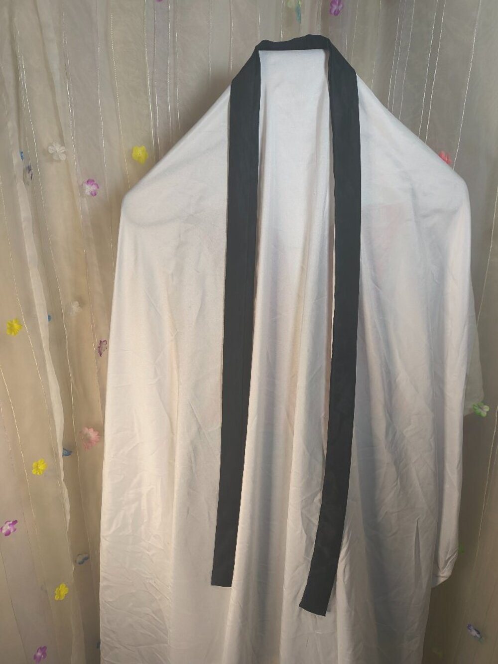 Unbranded Scarf Black 1.25 by 56 inches